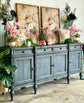 Celine 4 Door Console-Blue Haze
