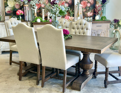 Hannah 7 Foot Dining Table Set With Chairs-Honeywood™
