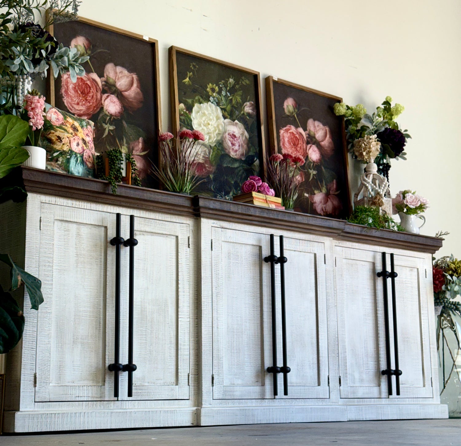 Kylie Console-White Wheat/Honeywood™