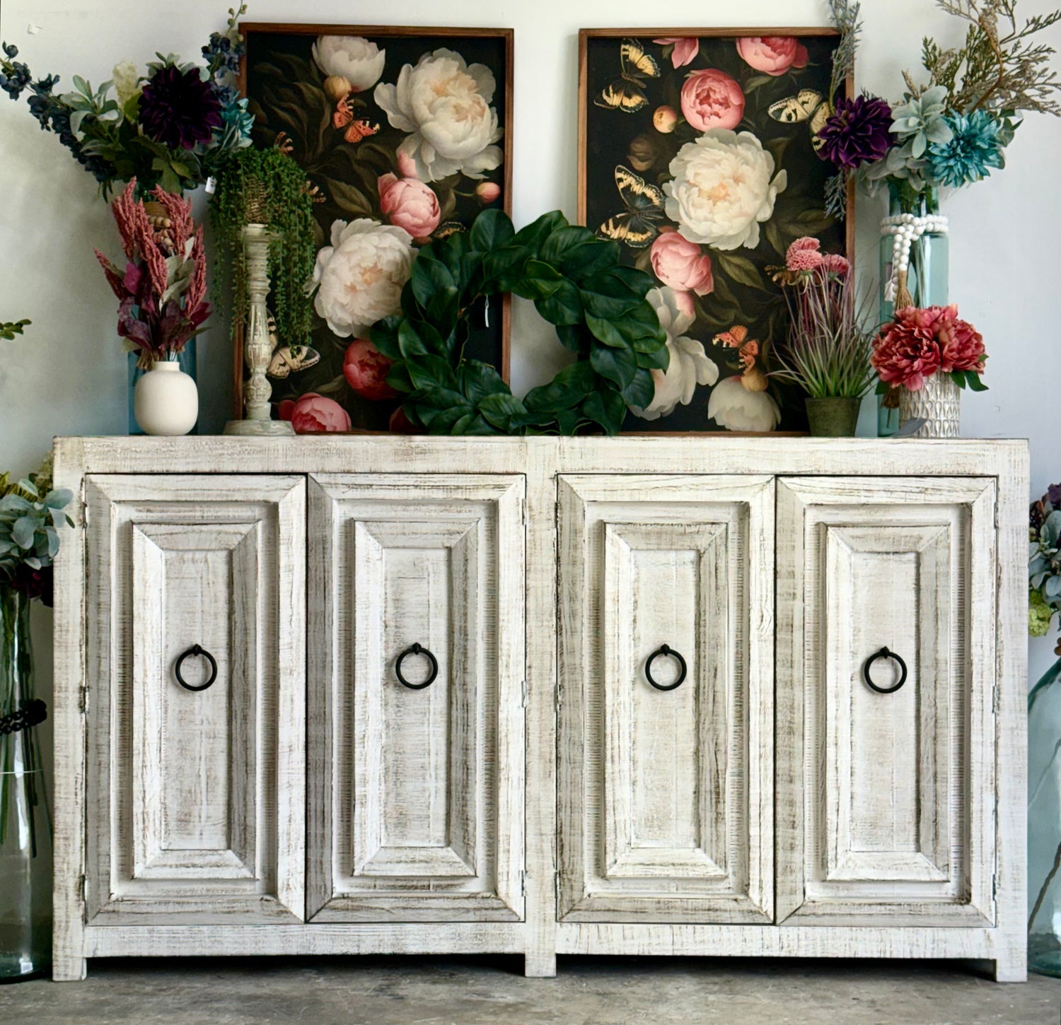 Imperia 4 Door Console-Toasted Wheat