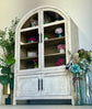 Rose Domed Vitrine-Toasted Wheat/Cappuccino