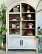 Rose Domed Vitrine-Toasted Wheat/Cappuccino