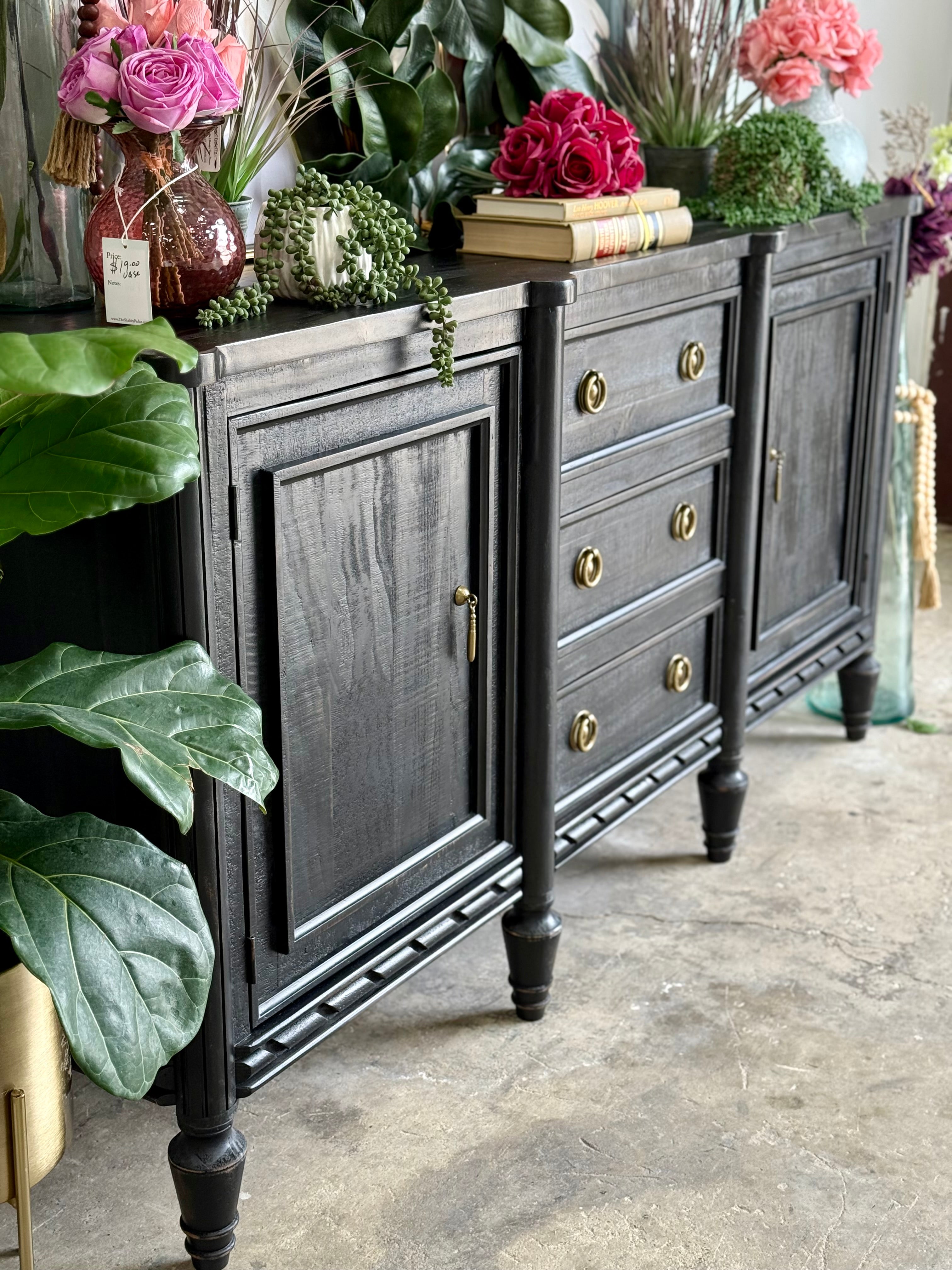 Juliette Console-Black/ Gold