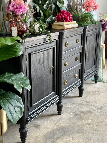 Juliette Console-Black/ Gold