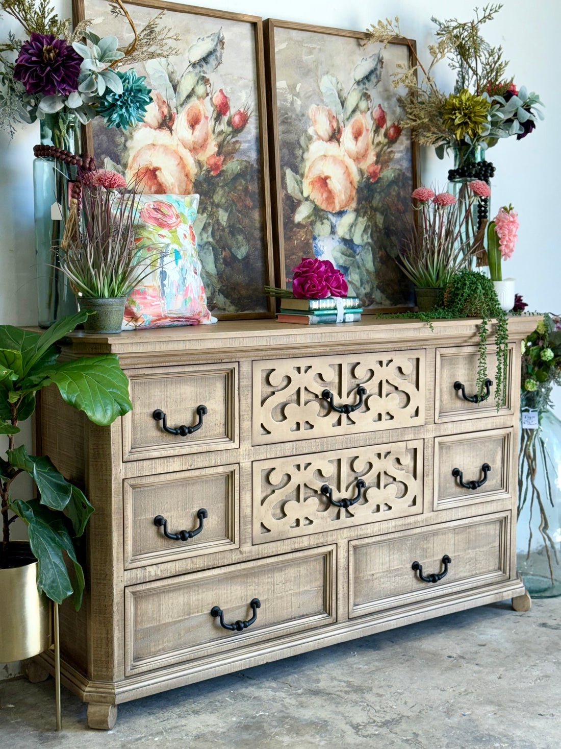Harper Dresser- Cappuccino