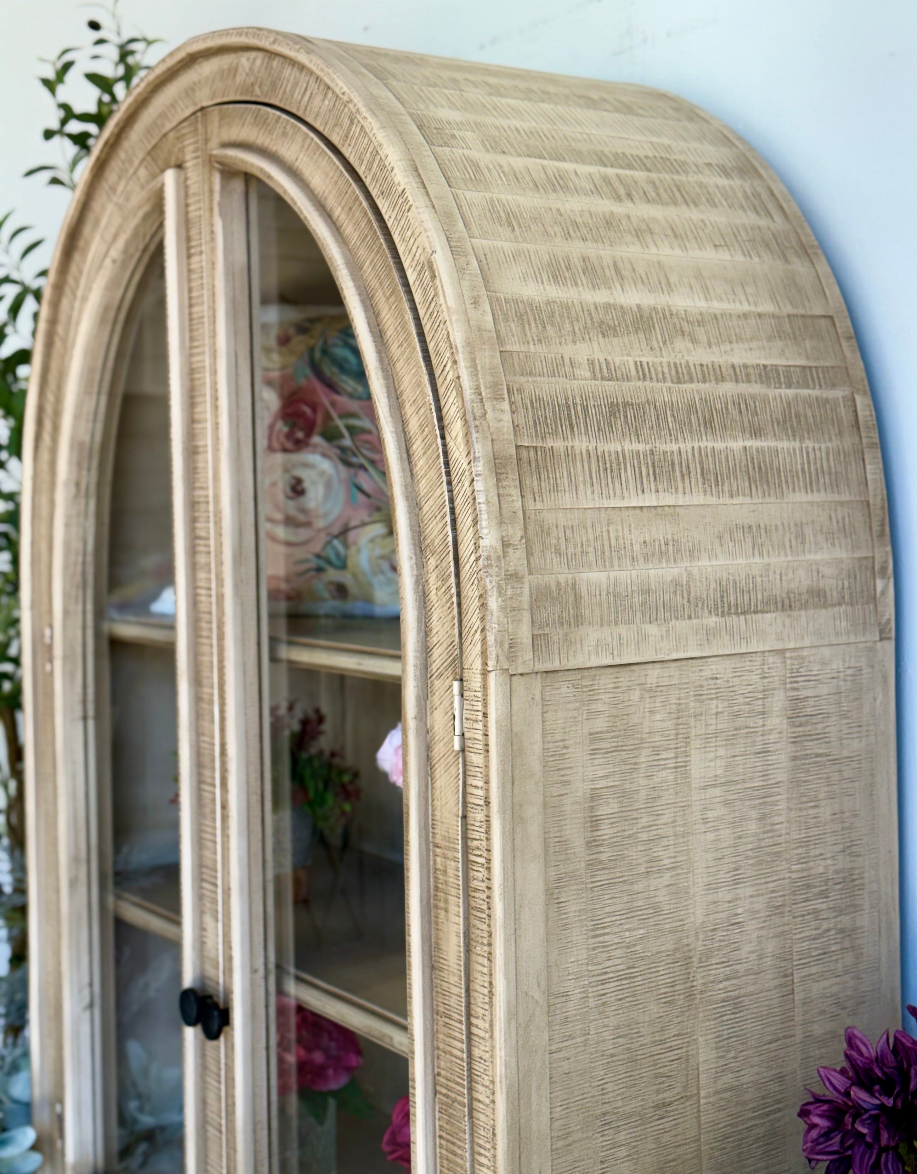 Avery Domed Vitrine-Dove