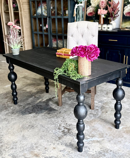 Sophie Desk-Handrubbed Black