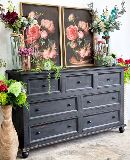 Adele Dresser-Handrubbed Black