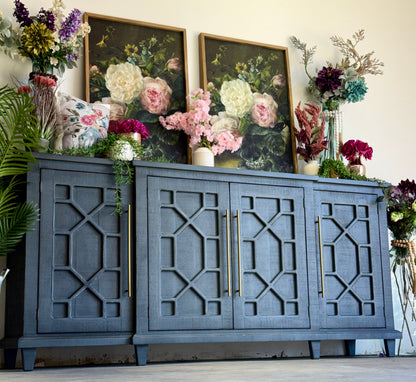 Michelle Console-Blue Haze/Gold