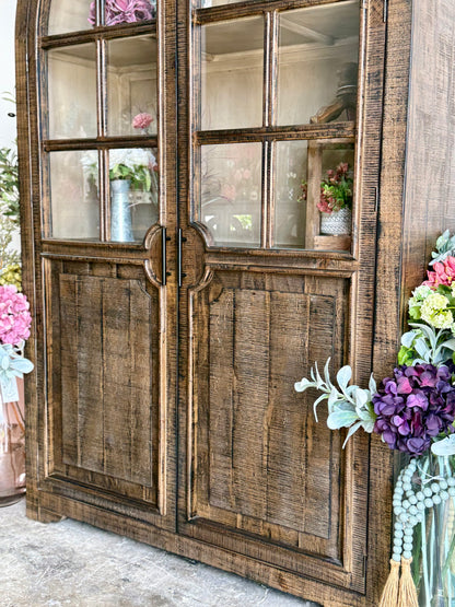 Tiffany Dome Vitrine-Honeywood