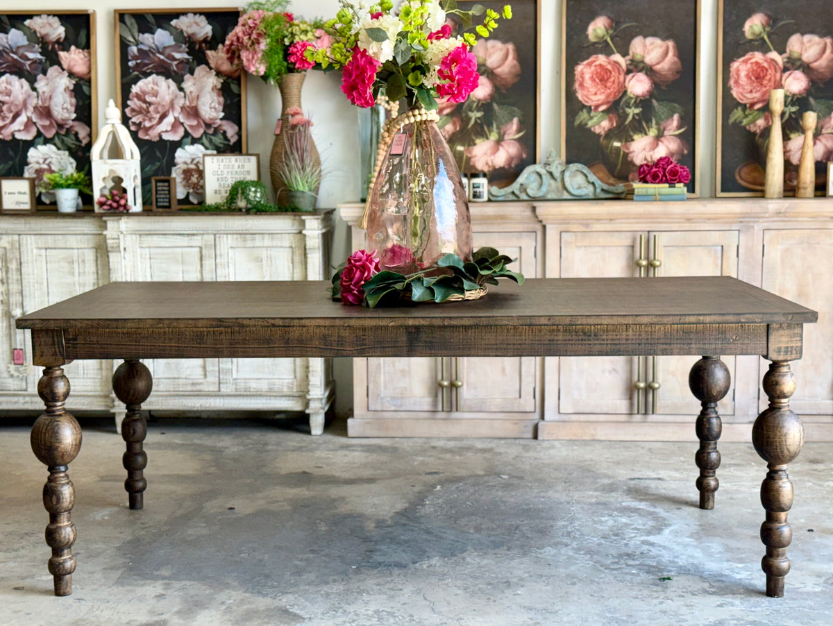 Sophie 7 Foot Dining Table With 8 Chairs-Honeywood™