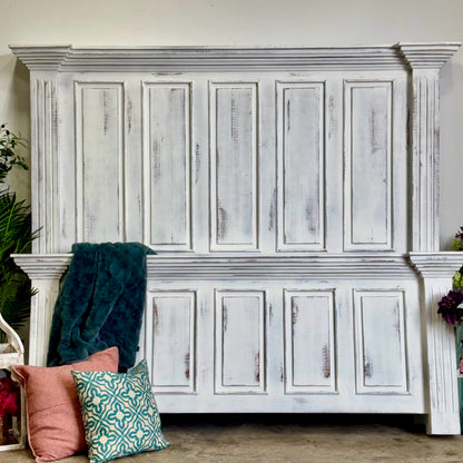 Charlotte King Paneled Bed-Whisper White