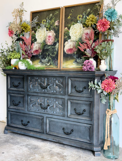 Harper Dresser- Blue Haze