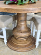 Clara 47" Round Dining Table-Timber