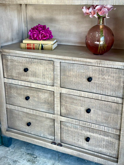 Melody Domed Vitrine- Blue Dusk/Cappuccino