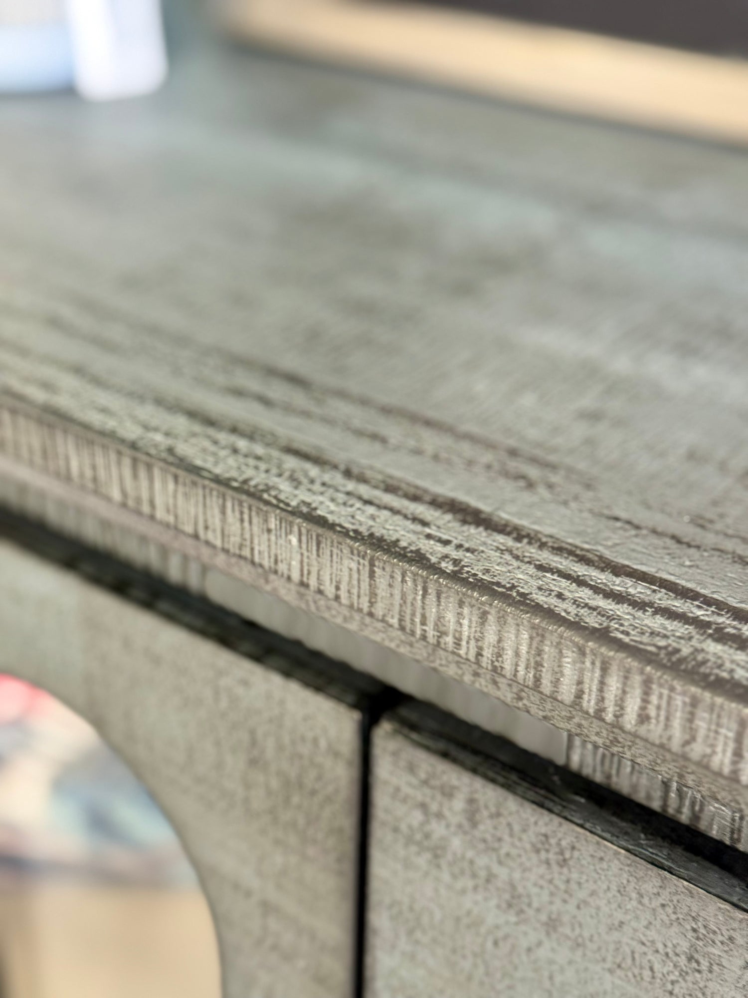 Gia 2 Door Console-Blue Dusk/Cappuccino