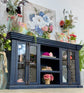 BLAKELY 4 Door Console-Deep Blue