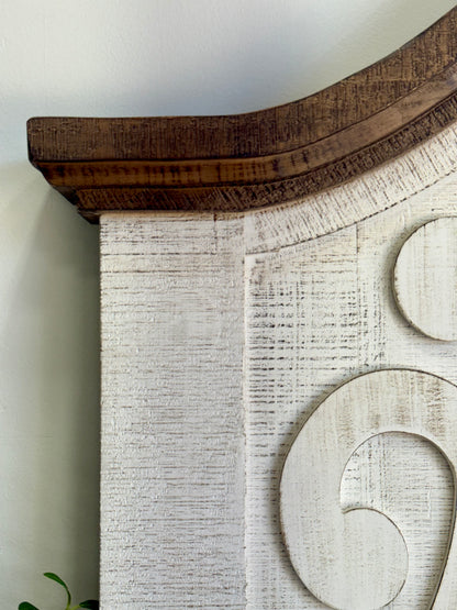 Harper Curved King-White Wheat/Honeywood™