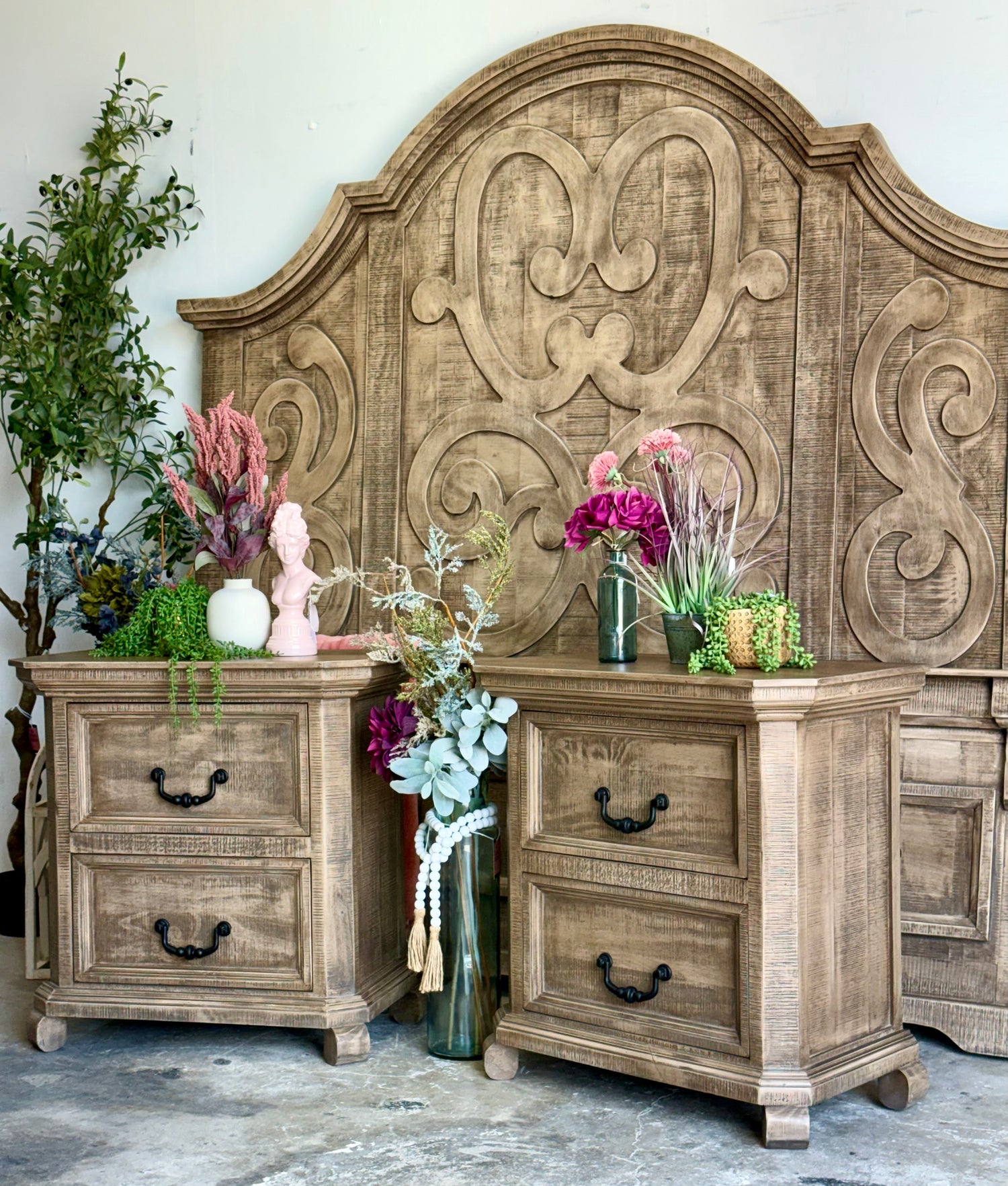 Harper Nightstand- Sandstone