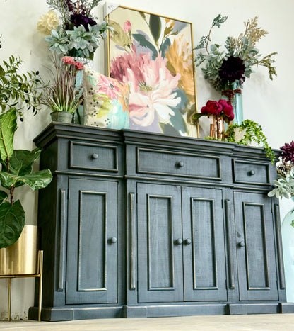 Lindsey 4-Door Console-Dark Blue Haze™
