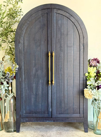 Georgia Domed Vitrine- Deep Blue/Gold