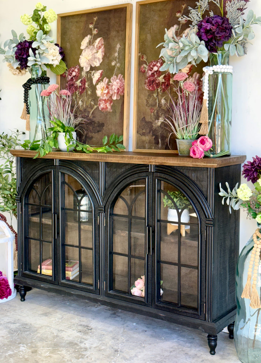 Colette Console-Black/Sparrow