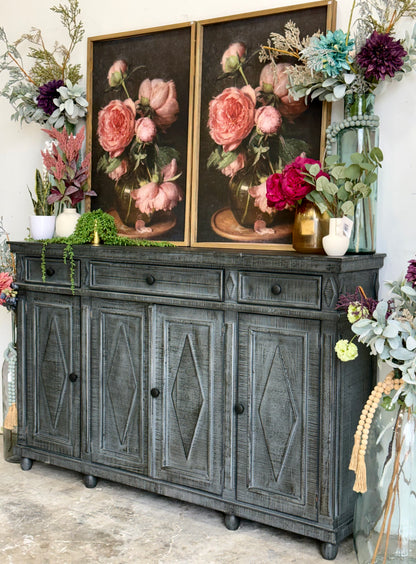 Julia 4 Door Console-Blue Dusk