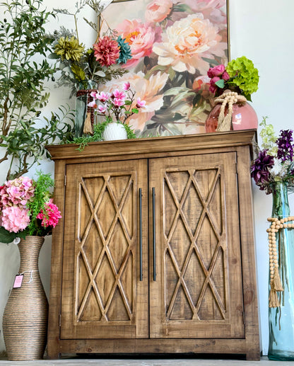 Grace 2 Door Cabinet-Timber