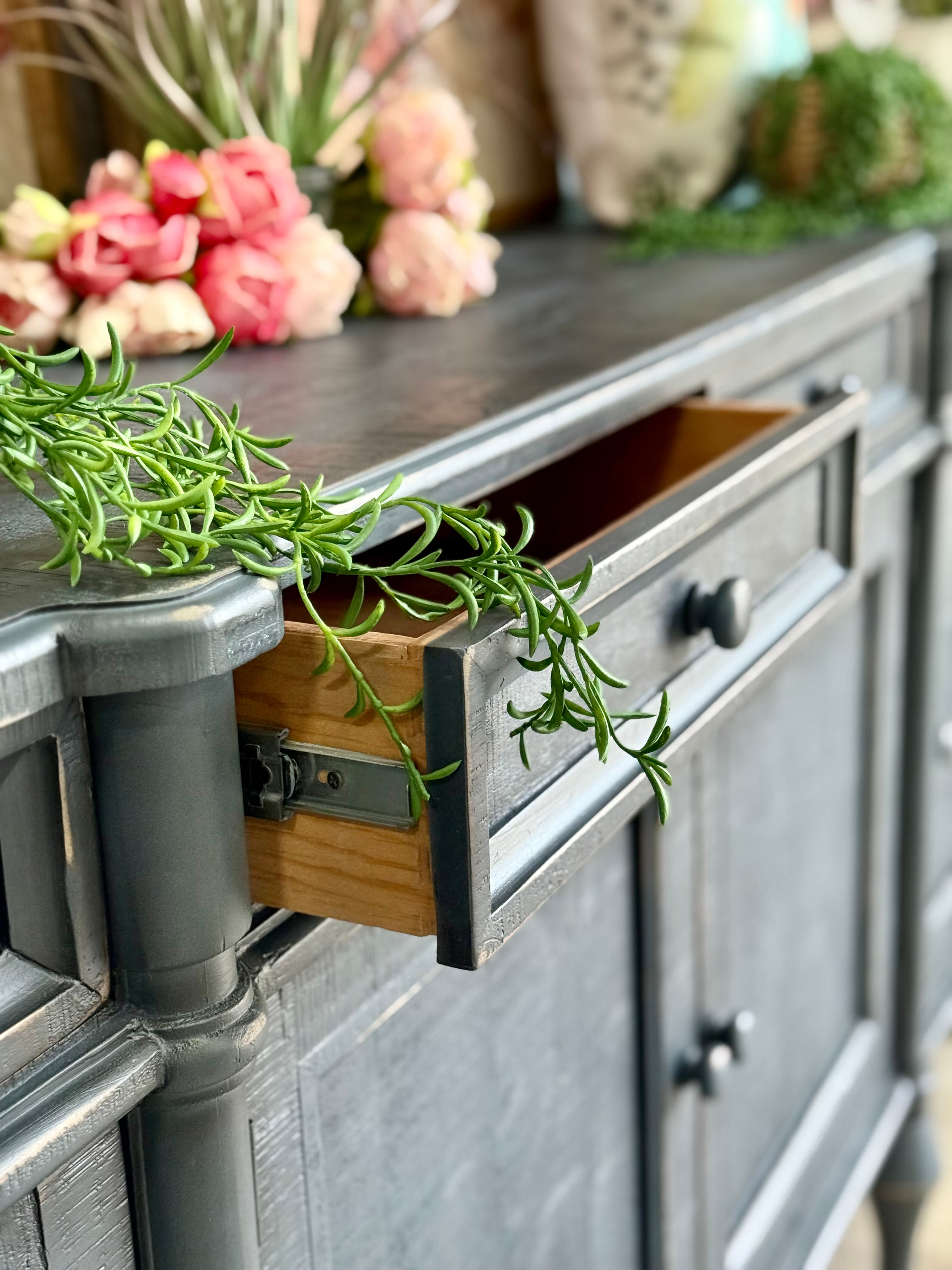 Celine 4 Door Console-Blue Haze™
