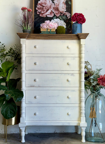 Madison Chest of Drawer-Creamy Linen™/Sandstone
