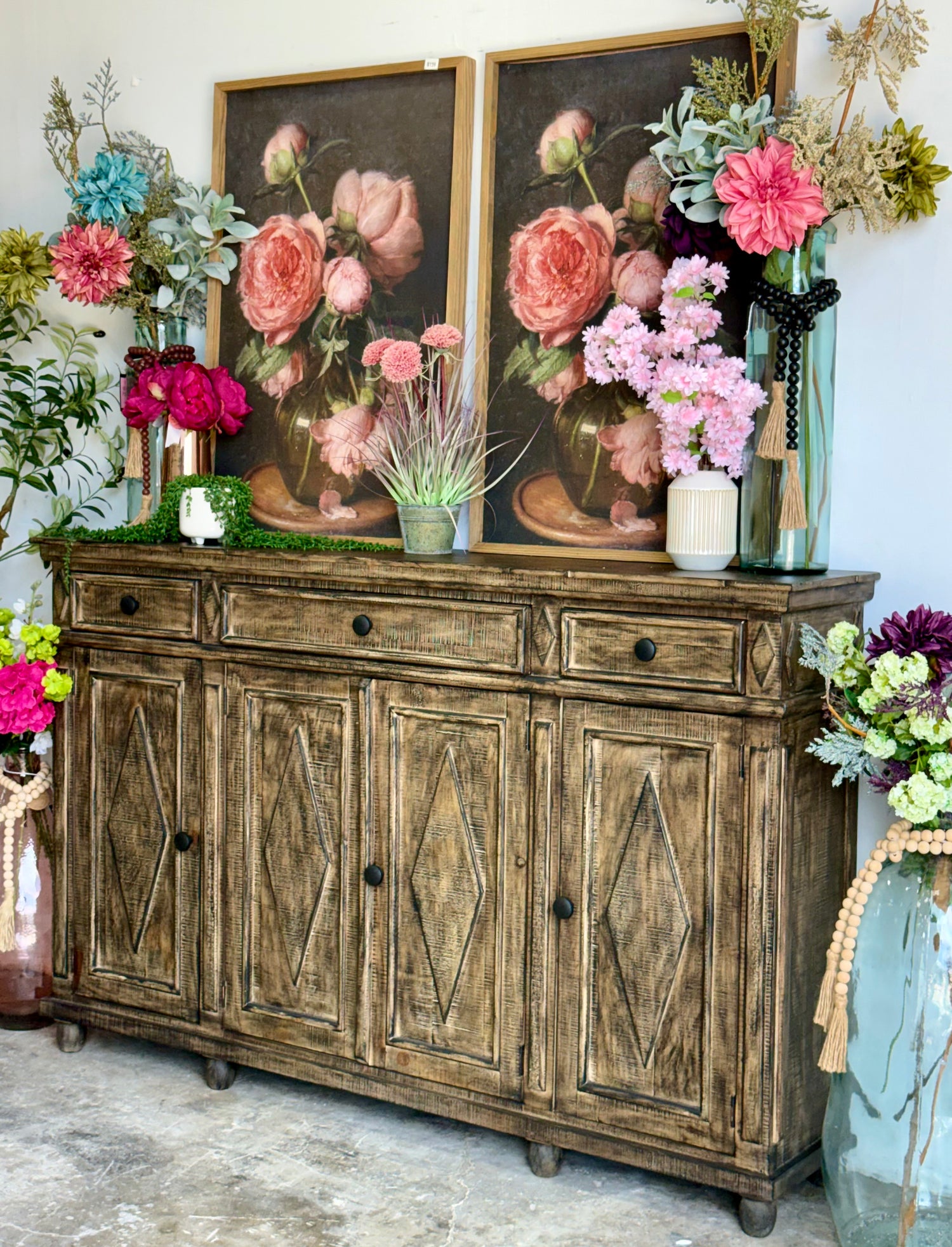 Julia 4 Door Console-Pecan™