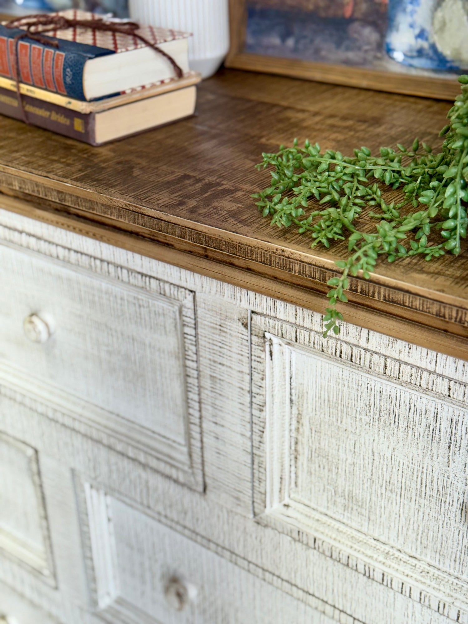 Eden Dresser- White Wheat/Sandstone