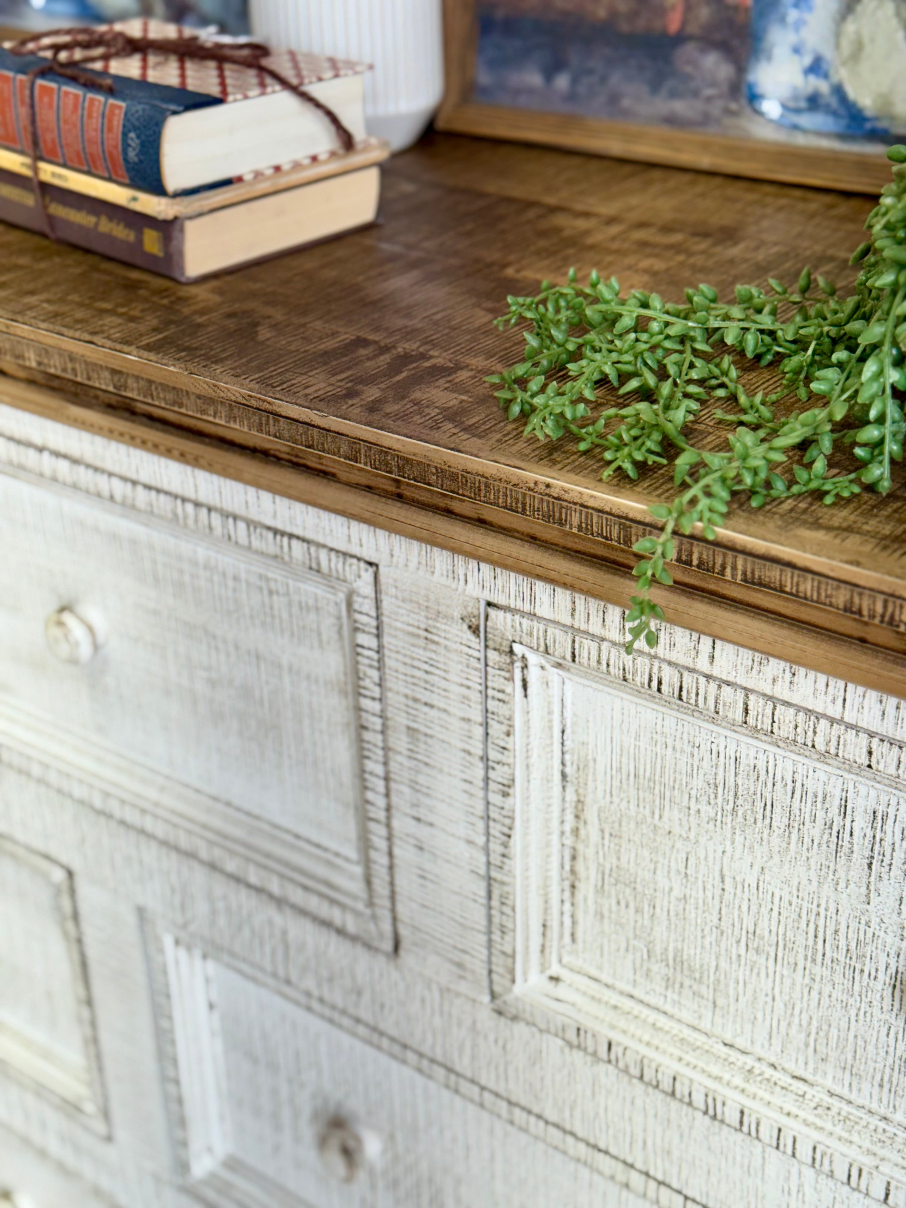 Eden Dresser- White Wheat/Sandstone