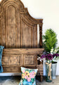 Madison Queen Bed-Honeywood