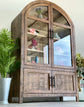 Rose Domed Vitrine-Honeywood/Dove