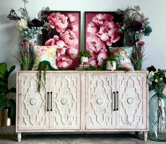 Celeste 4 Door console- Soft White