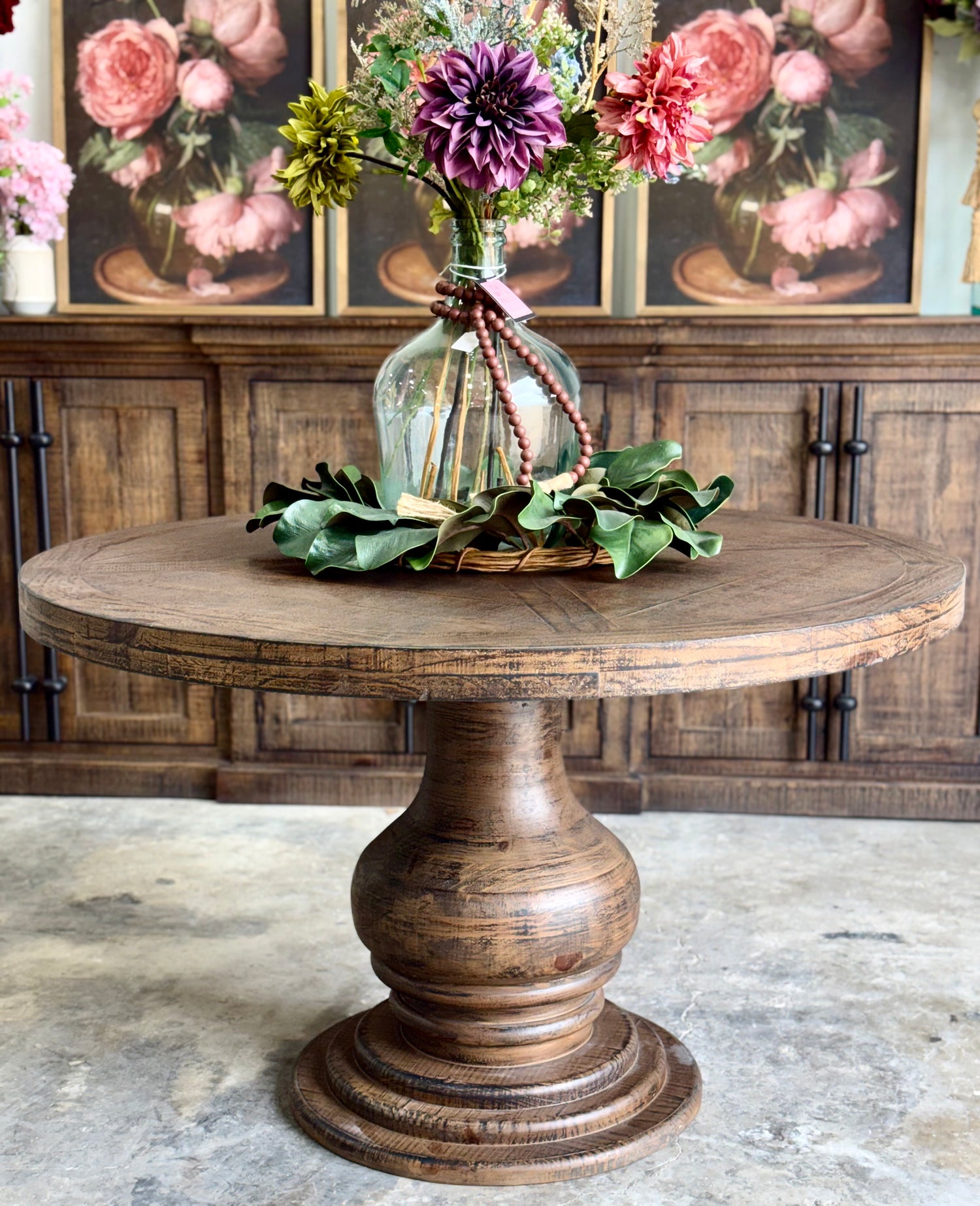 Clara 47" Round Dining Table-Honeywood™