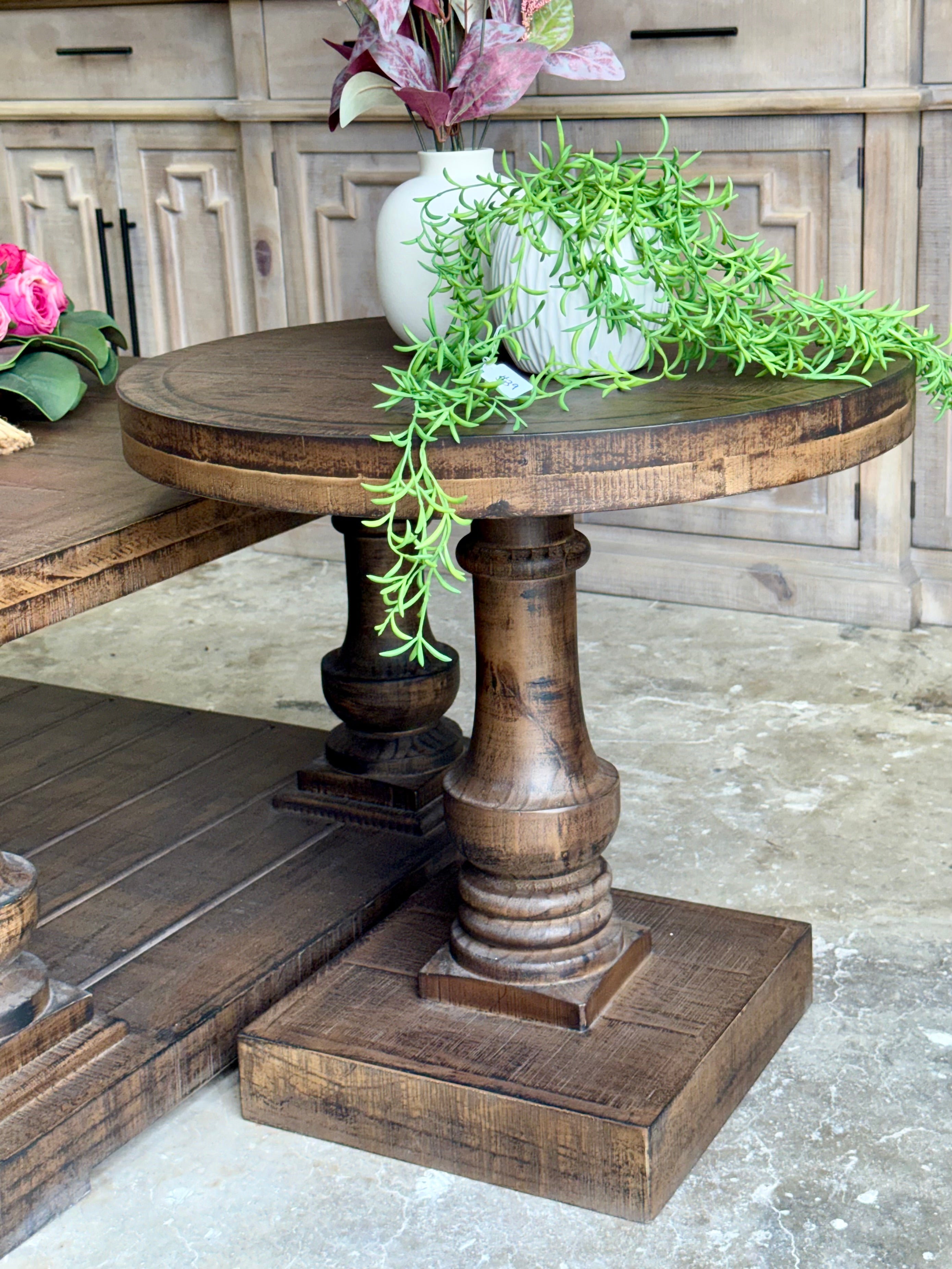 Brooklyn Round Side Table-Honeywood™