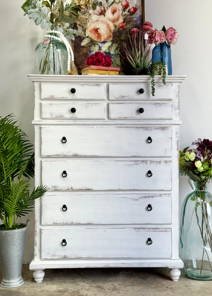 Delaney Chest of Drawers-Whisper White