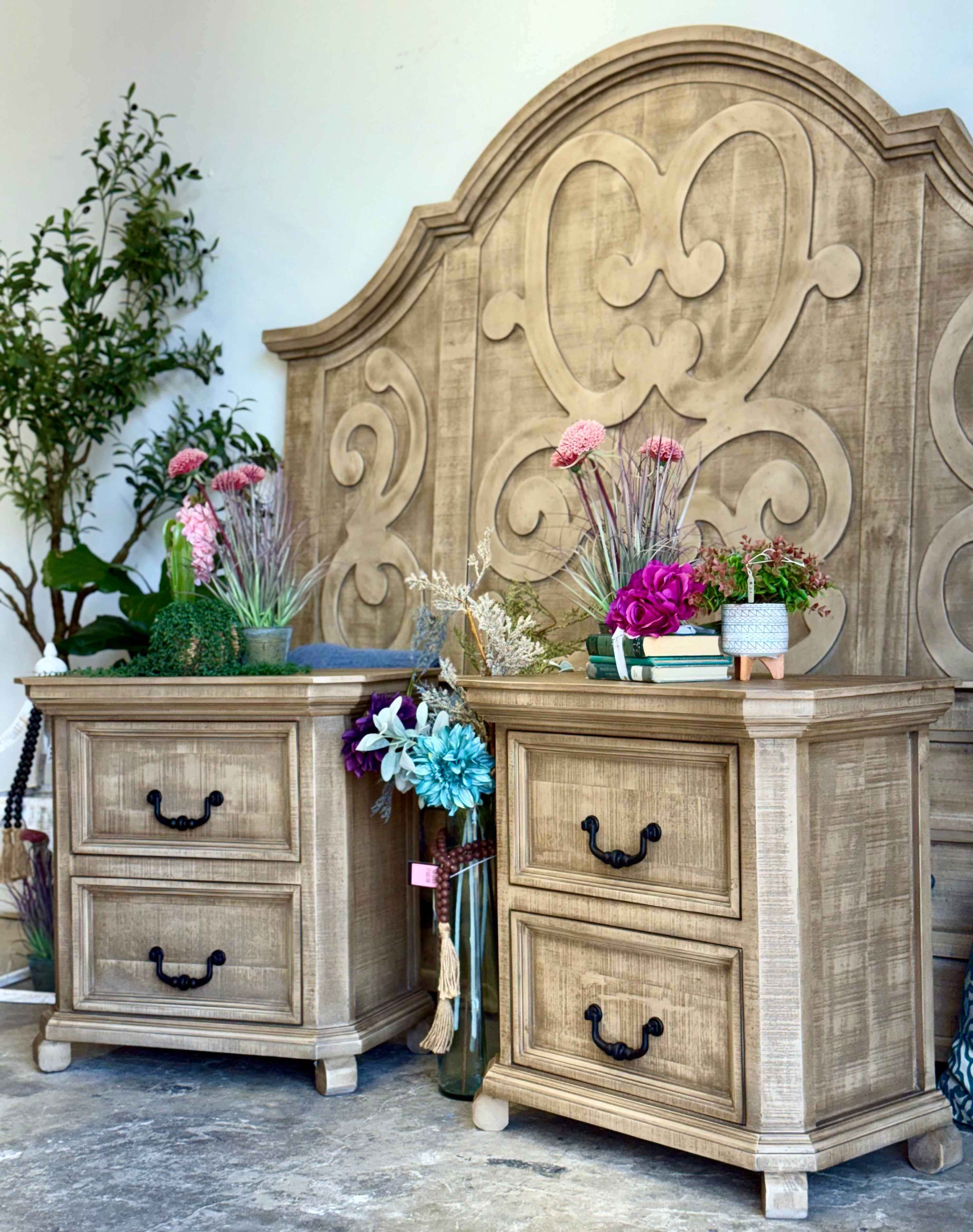 Harper Nightstand- Cappuccino