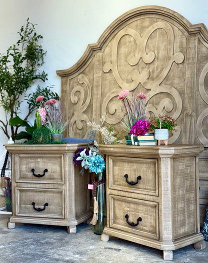 Harper Nightstand- Cappuccino