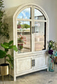 Rose Domed Vitrine-Toasted Wheat/Cappuccino