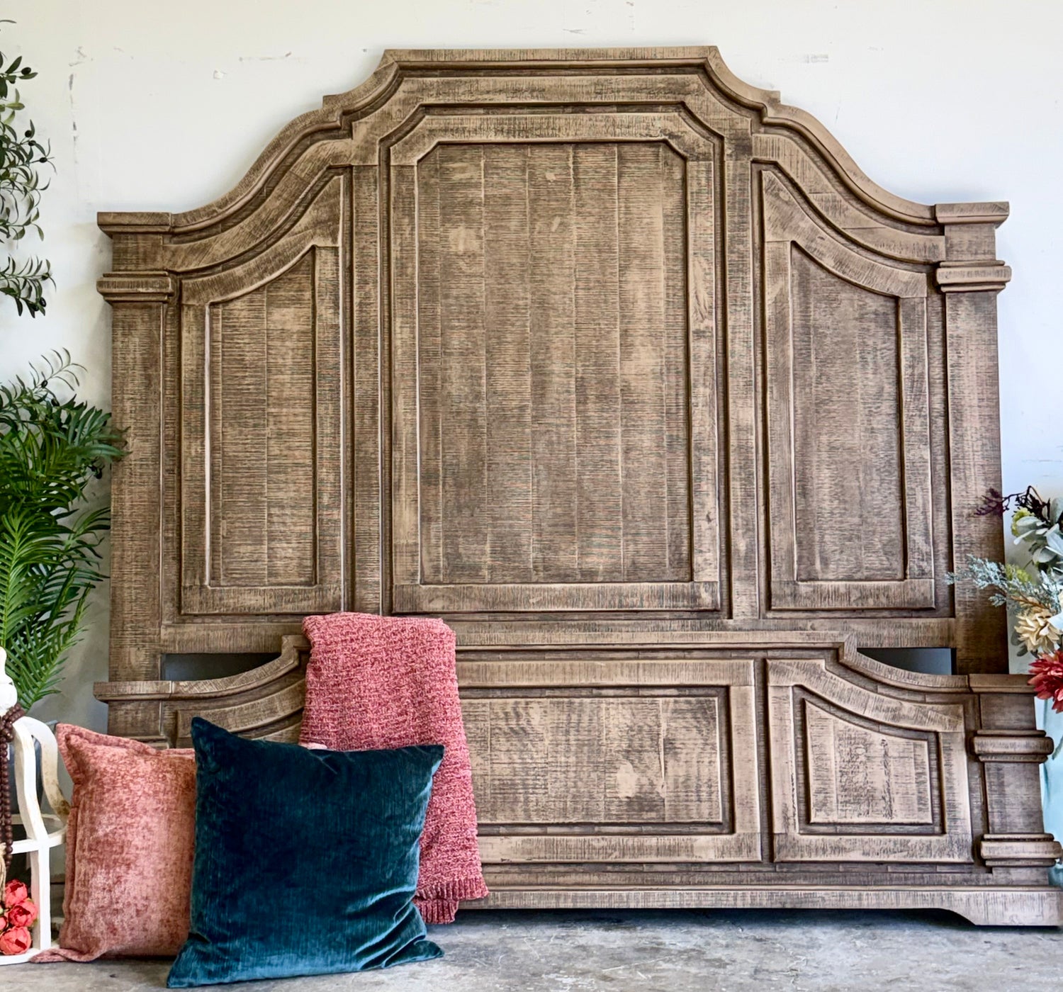 Eden King Bed-Sandstone