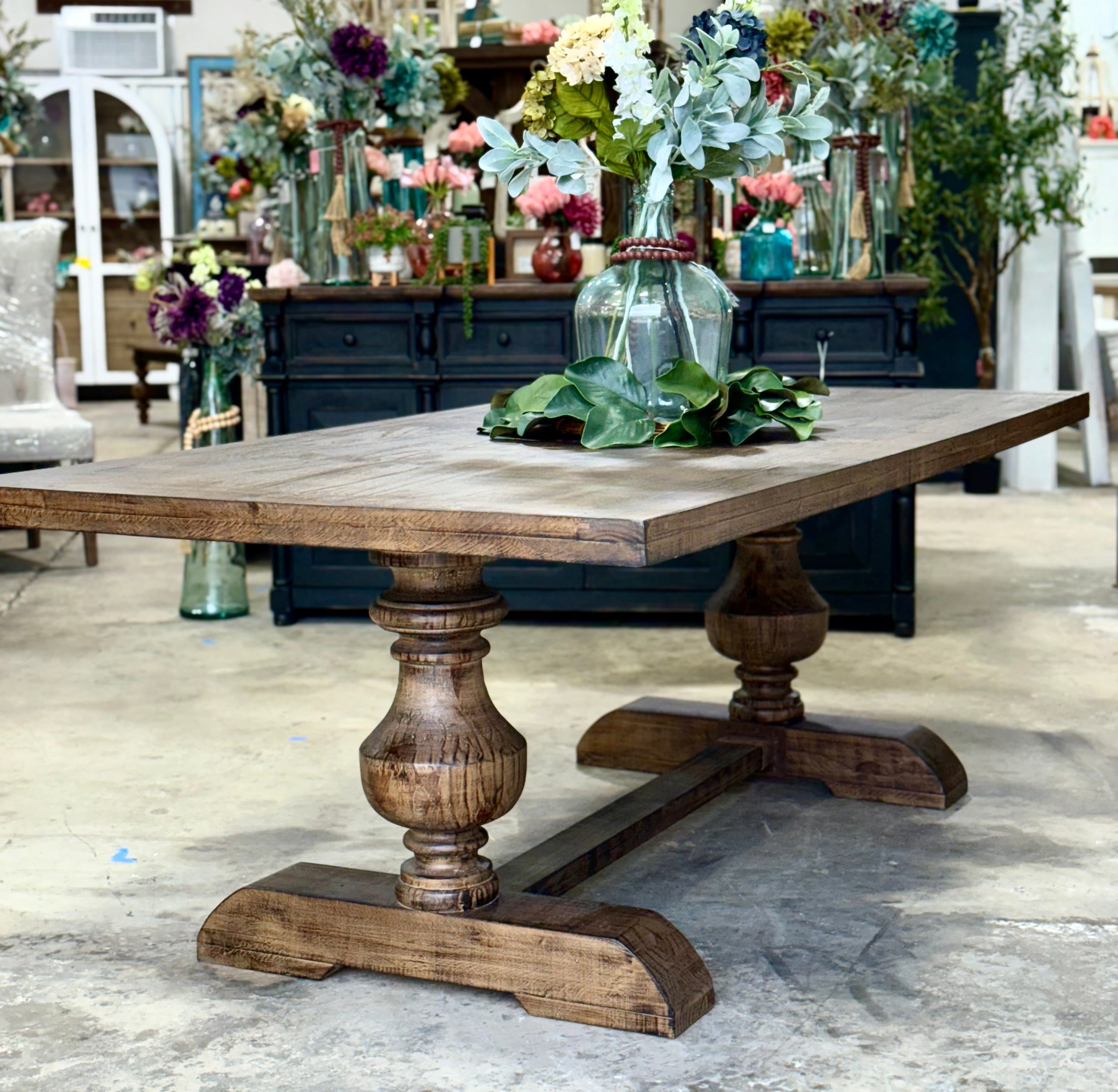 Hannah 7 Foot Dining Table Set With Chairs-Honeywood™