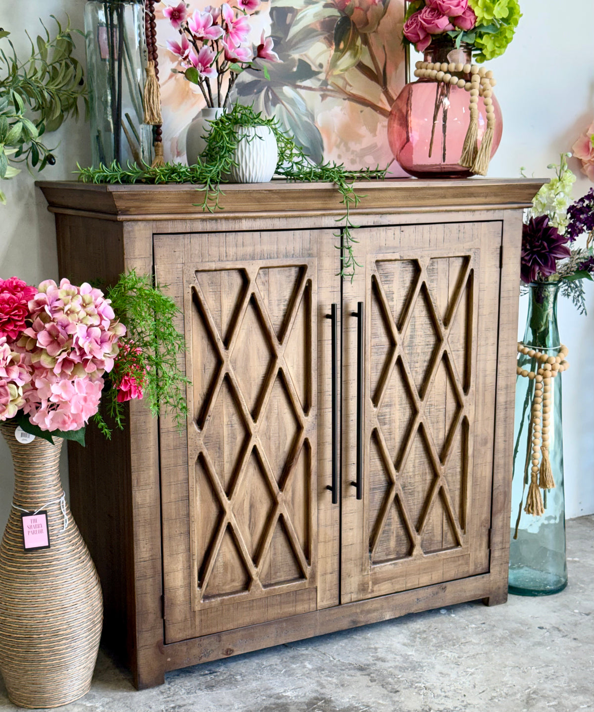 Grace 2 Door Cabinet-Timber
