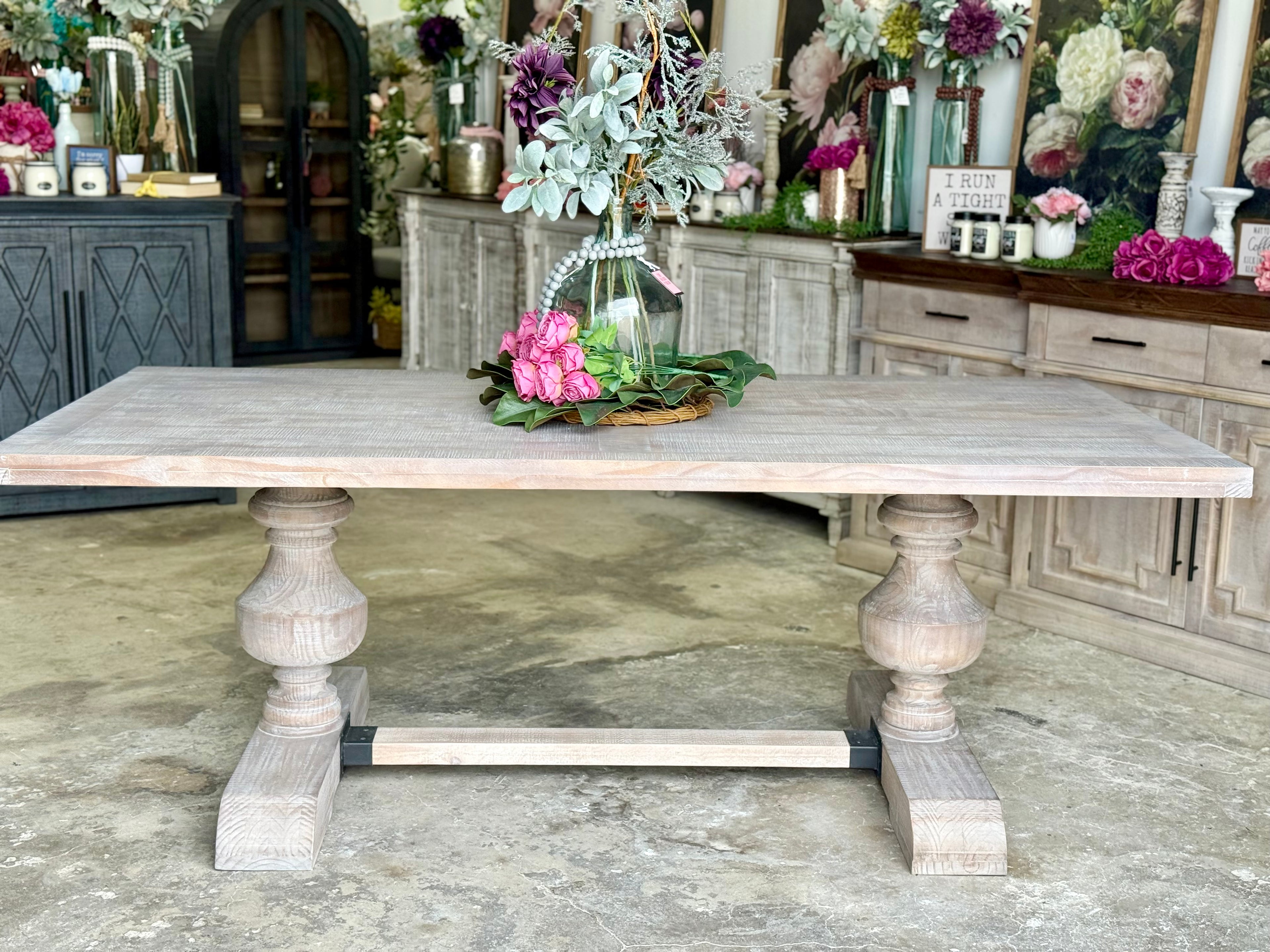 Hannah 7 Foot Dining Table-Soft Drift™