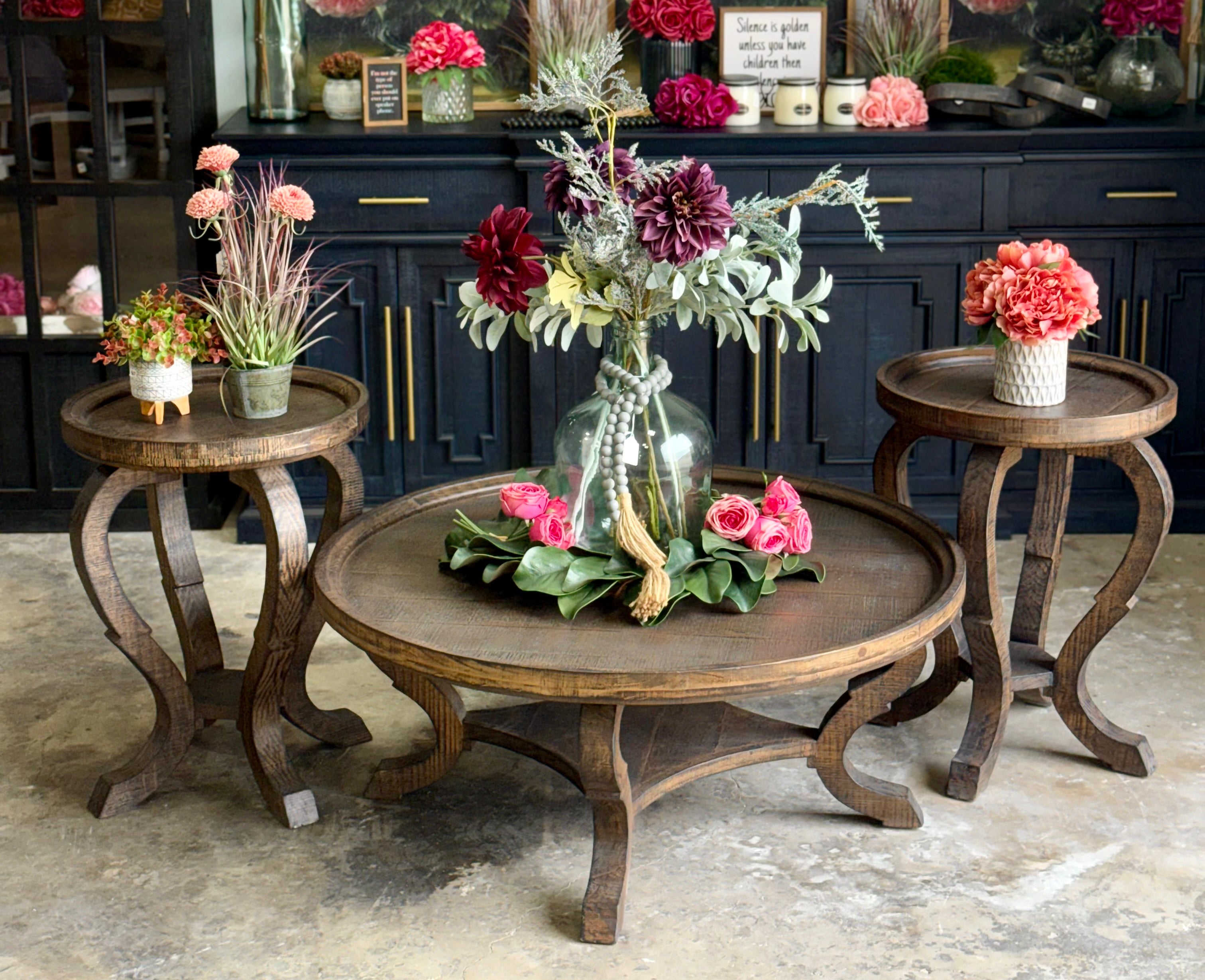 Delaney Round Coffee Table-Honeywood™