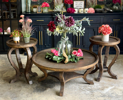 Delaney Round Coffee Table-Honeywood™