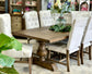 Hannah 7 Foot Dining Table Set With Chairs-Honeywood
