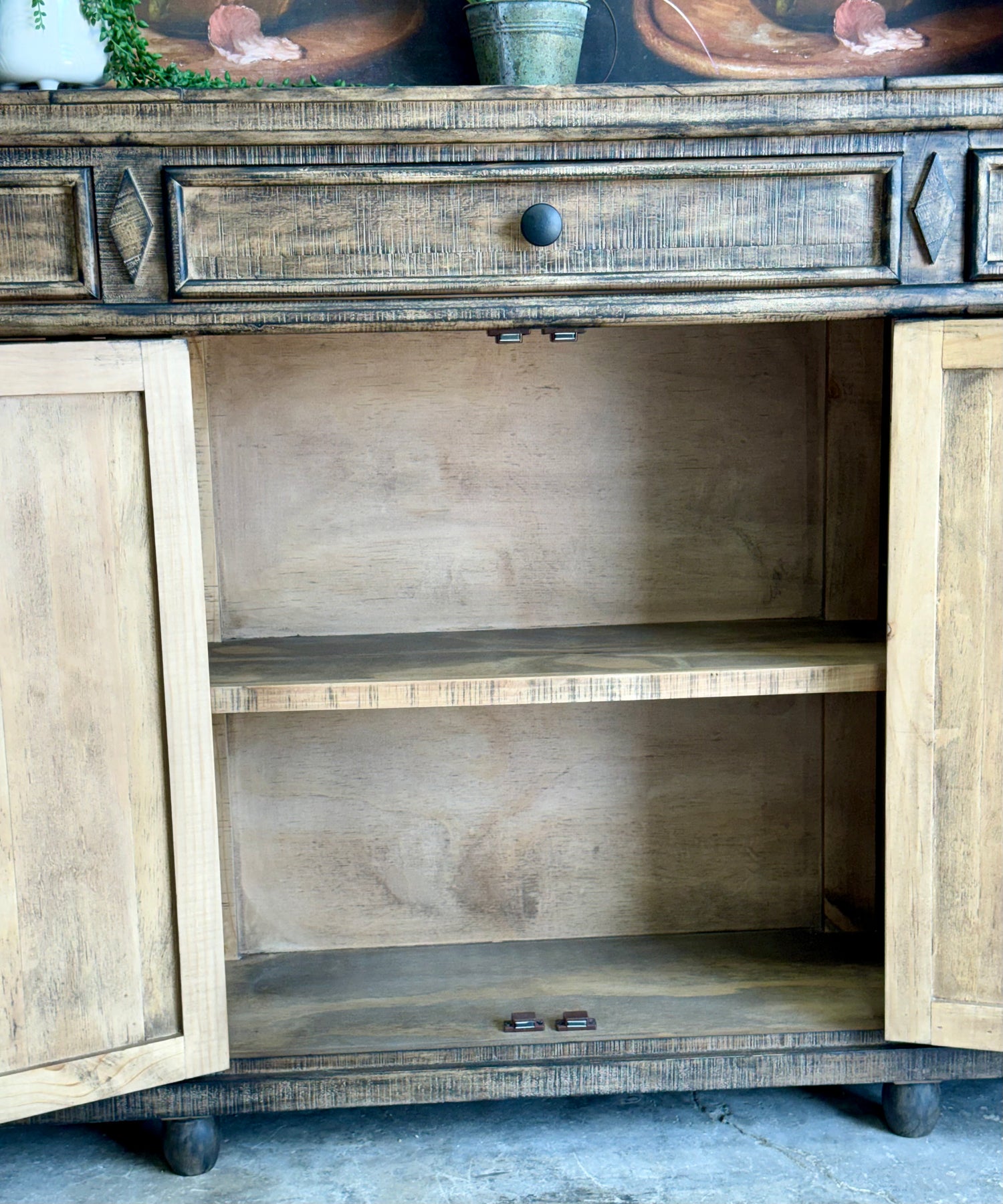 Julia 4 Door Console-Pecan™